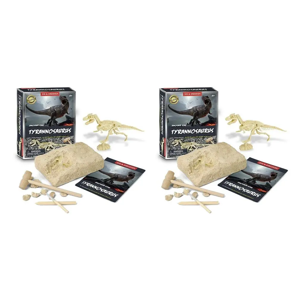 2PK Kaper Kidz Childrens Dig & Discover Tyrannosaurus Dig/Excavation Kits 6y+ - Toys & Games