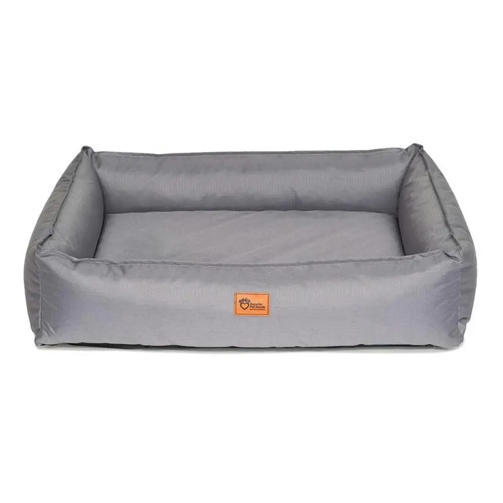 Superior Pet Goods 87x67x23cm Dog Lounger/Bed Indoor Ortho Ripstop Small Grey - Pets