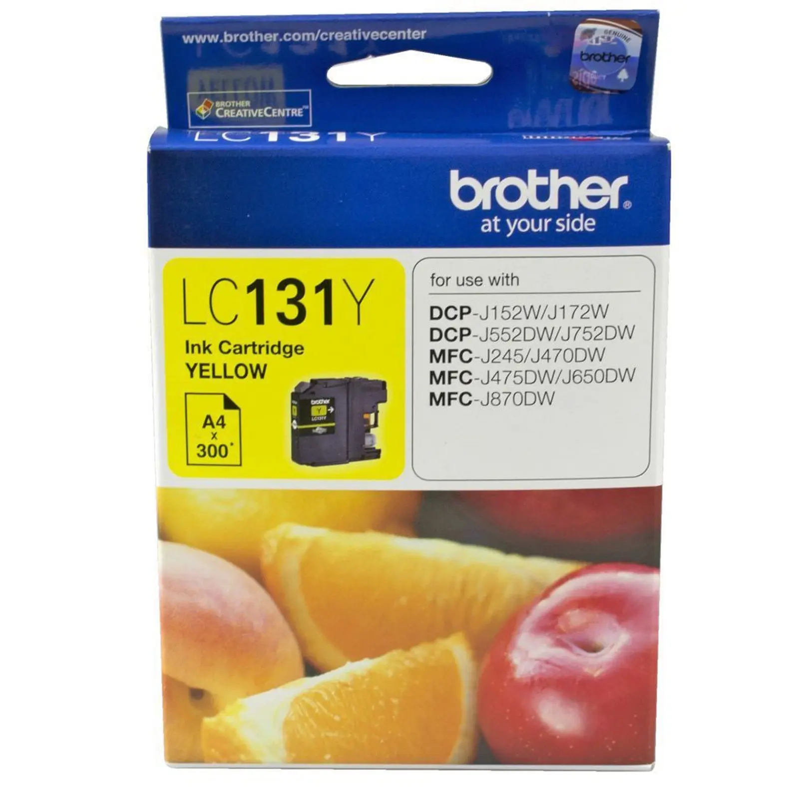 Original Brother LC131Y Yellow Ink Cartridge Toner - Electronics