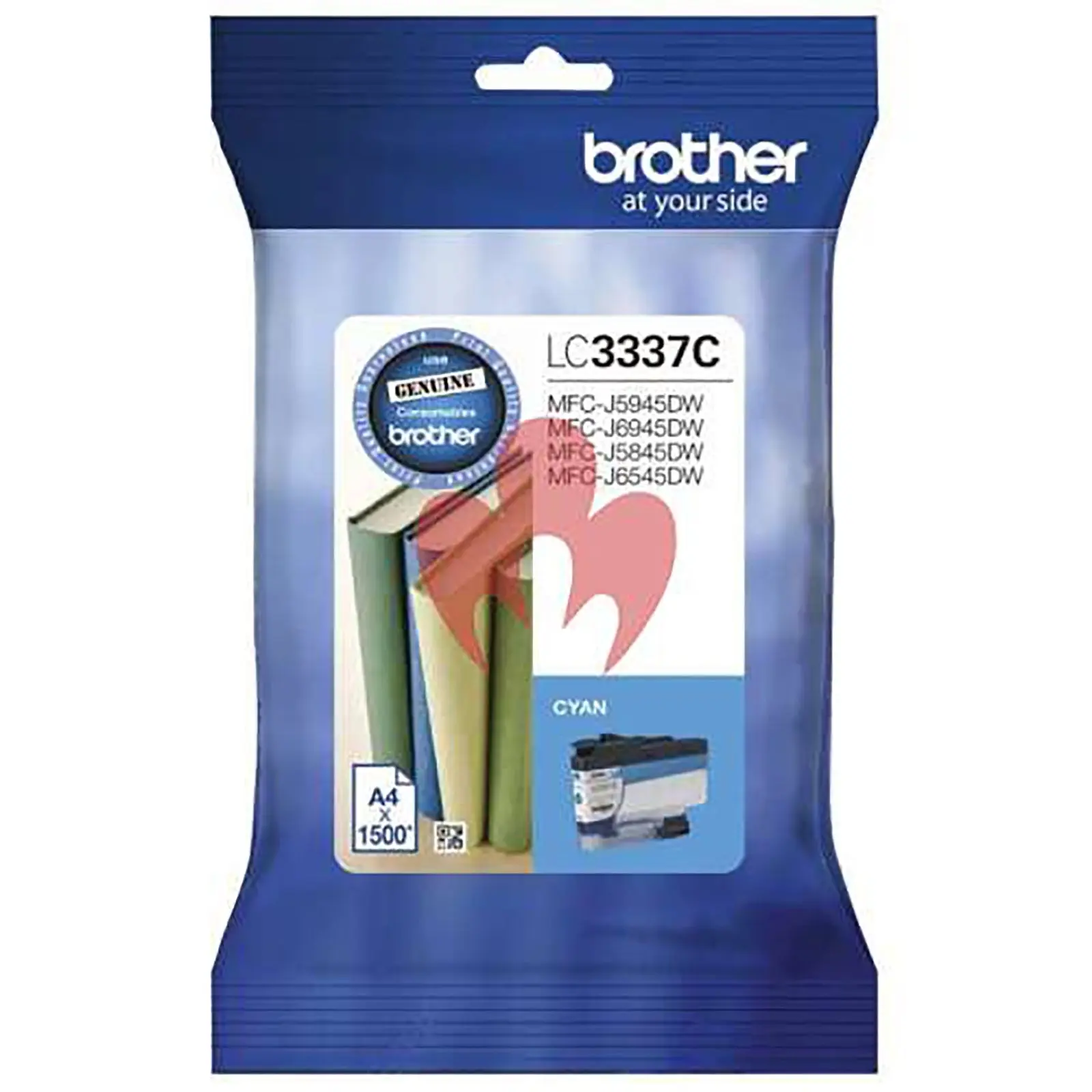 Original Brother LC3337 Cyan Ink Cartridge Toner LC3337C - Electronics