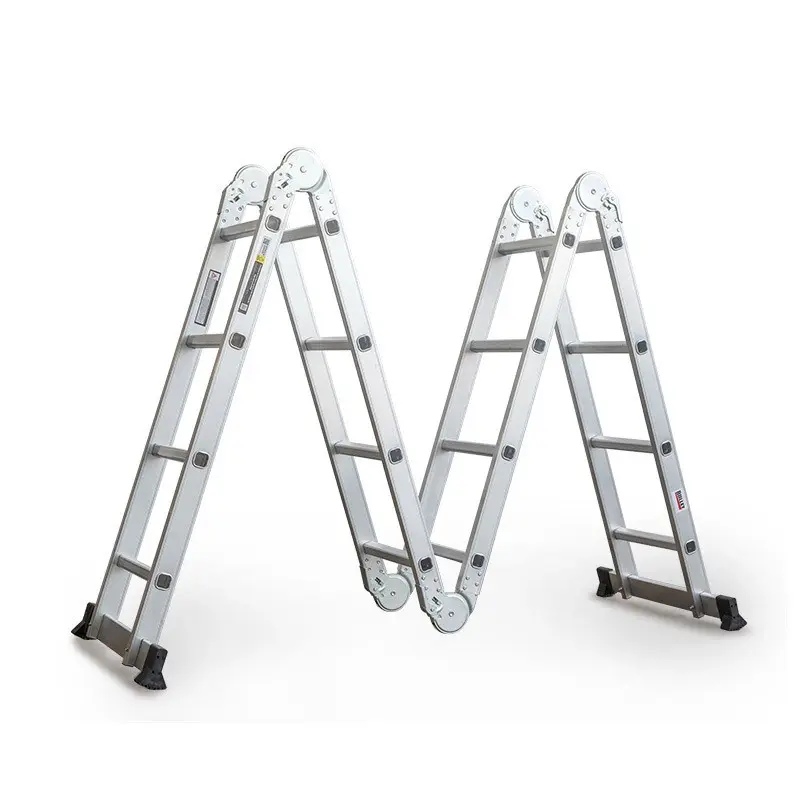 BULLET Pro 4.7m Multi-Purpose Aluminium Ladder Folding Portable Extension Adjustable Step