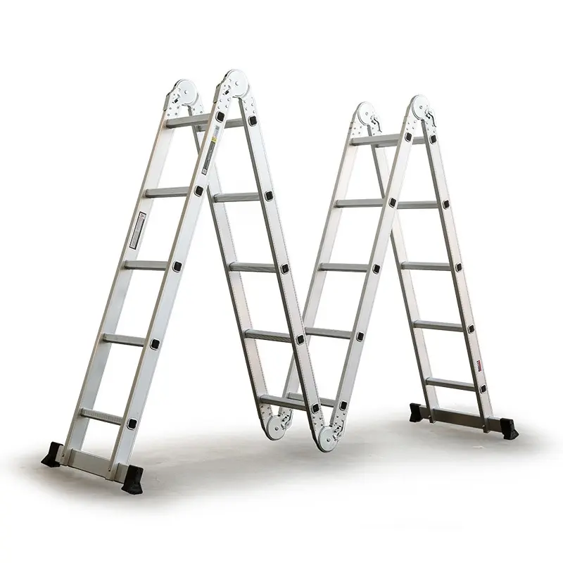 Bullet 5.8m Ladder Multipurpose Aluminium Extension Portable Folding Adjustable Step - Handyman Heaven Sale