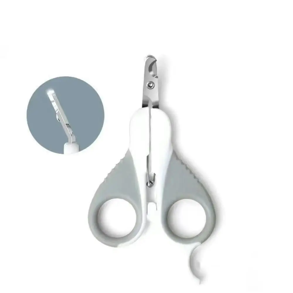 Pakeway Pet Cat Nail Clippers/Scissors Grooming Cutter Trimmer w/ Bent Head Grey - Pets