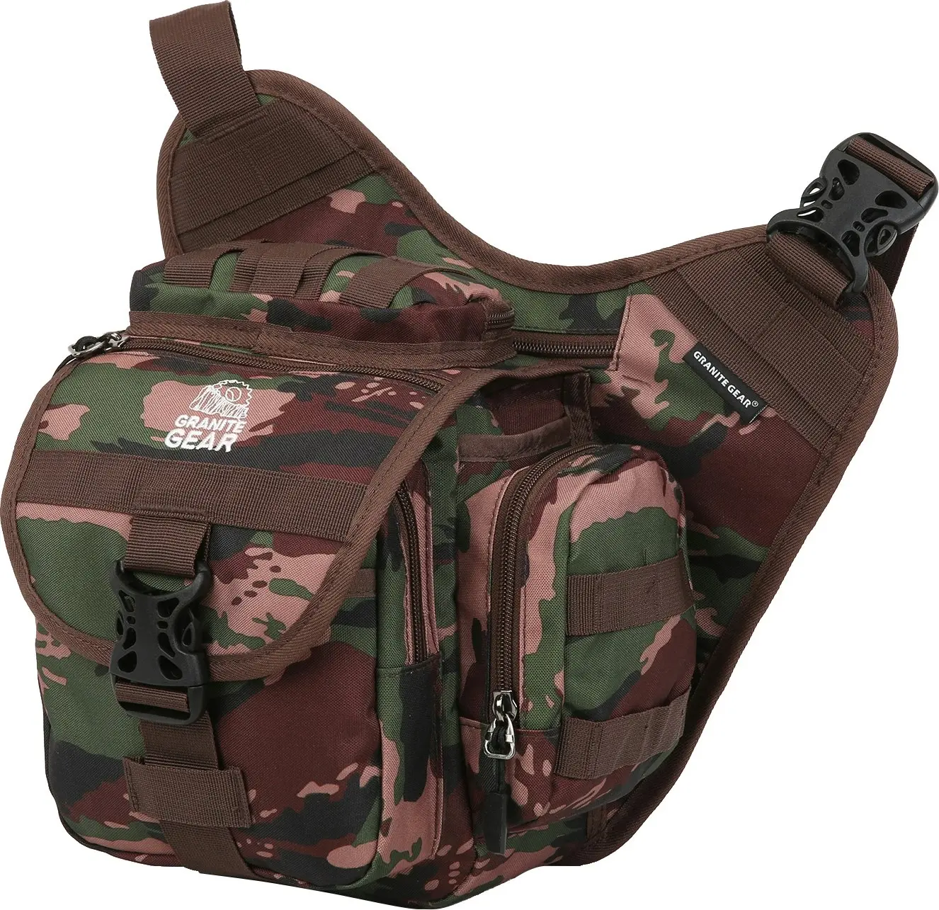 Granite Gear Waterproof Funny Bag Travel Bum Bag Camping Hiking Cross Shoulder Bag G7556 Camouflage - Fashion