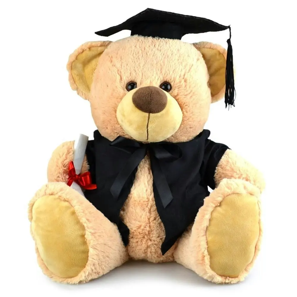 My Buddy Bear 31cm Buddy Graduation Bear Kids Soft Plush Stuffed Toy Brown 3y+ - Toys & Games