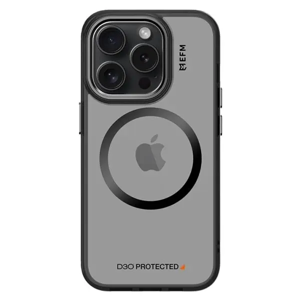 EFM Volta Case Armour with D3O BIO (Suits iPhone 15 Pro Max) - Black