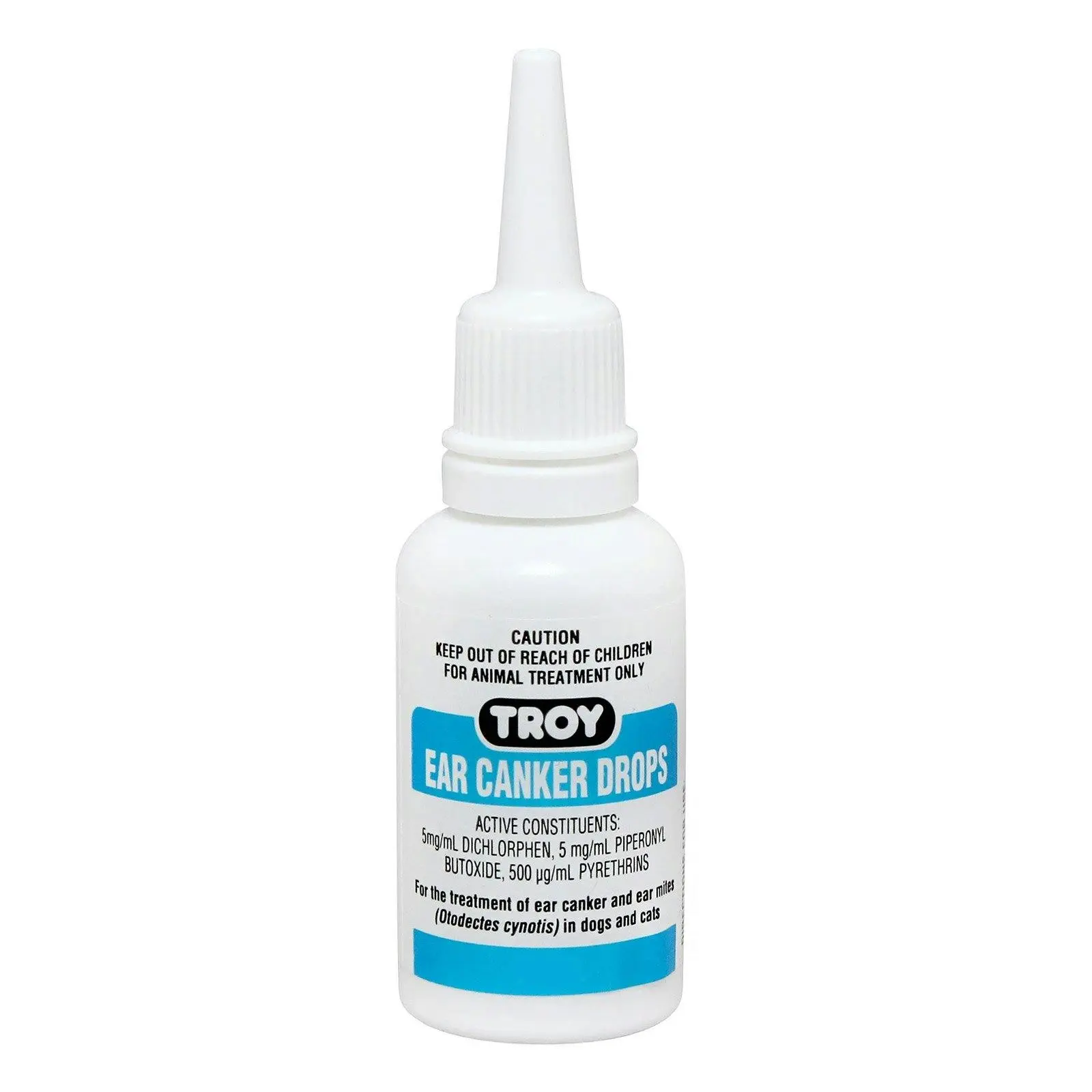 TROY Ear Canker Drops For Dogs 20 mL - Pets