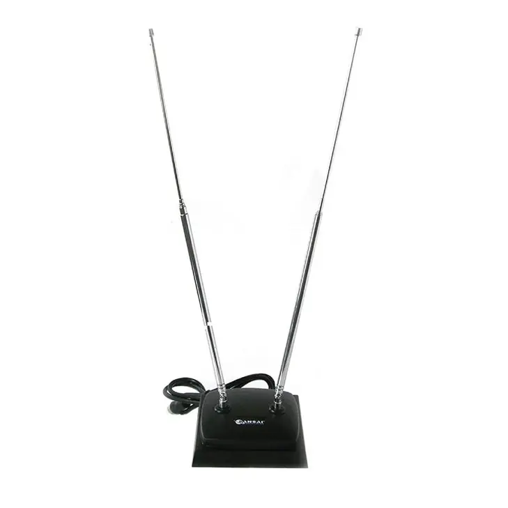 Sansai Indoor TV Antenna Portable/Heavy Duty VHF/FM Television/Video Cassette - Electronics