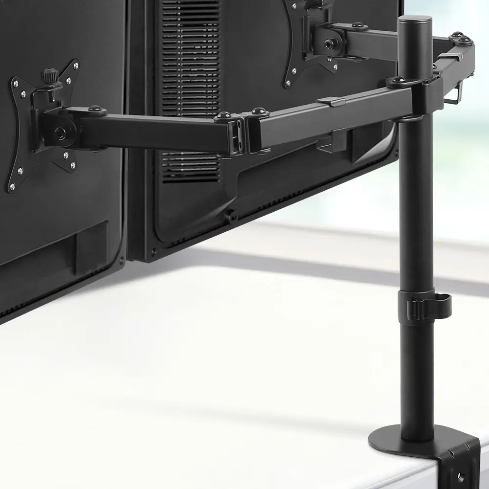 Artiss Monitor Arm Dual Desk Mount Screen Bracket Holder - Electronics