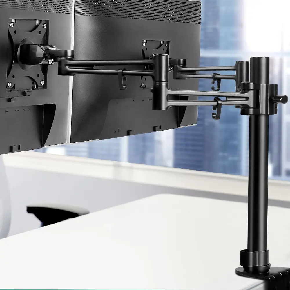 Artiss Monitor Arm Dual Desk Mount Screen Holder Bracket - Electronics