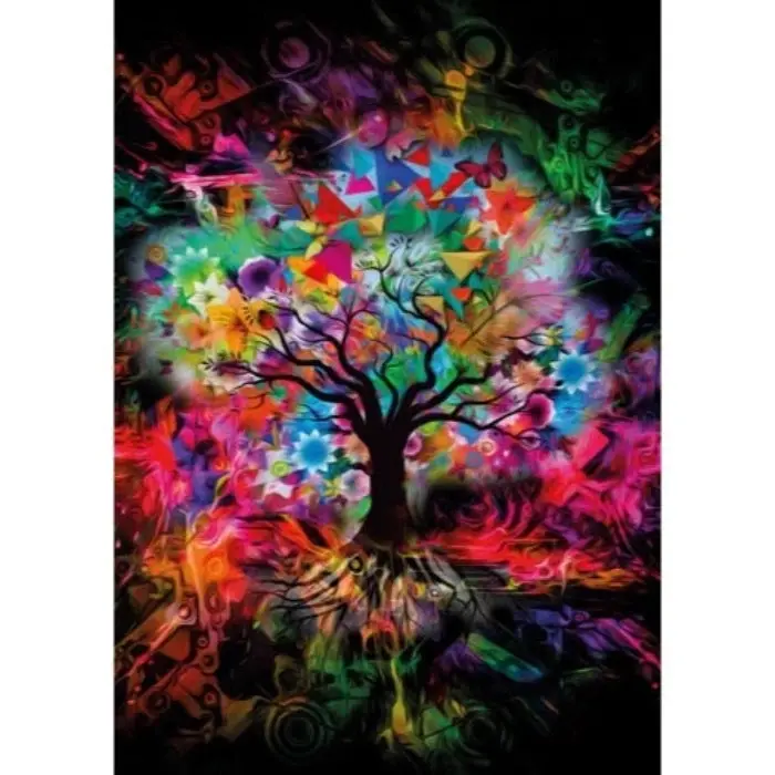 1000pc Colorful Tree Jigsaw Puzzle - Toys & Games