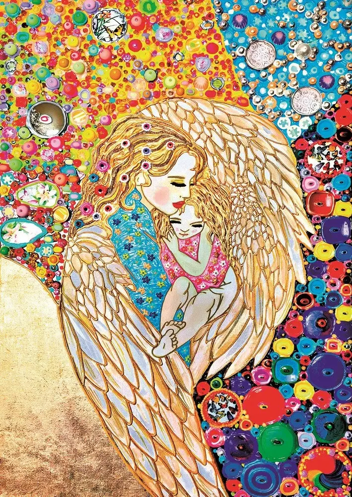 1000pc Angel and Child Irina Bast Special Edition Jigsaw Puzzle - Toys & Games