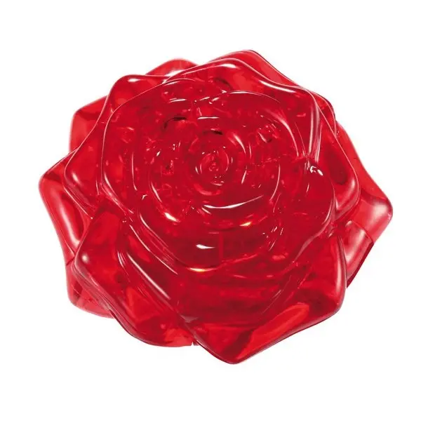 3D Crystal Puzzle: Red Rose - Toys & Games