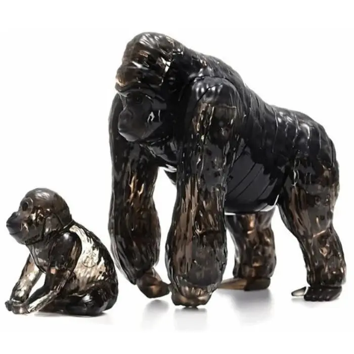 3D Gorilla & Baby Crystal Puzzle - Toys & Games