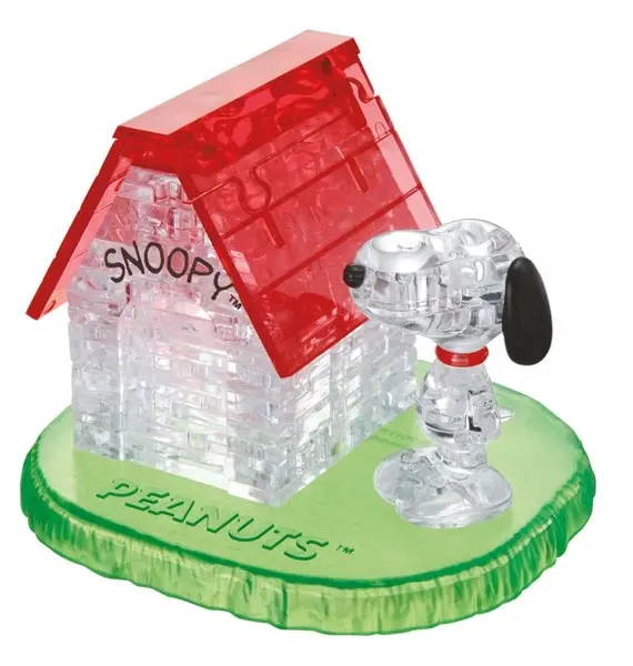 3D Crystal Puzzle Snoopy with House - Toys & Games