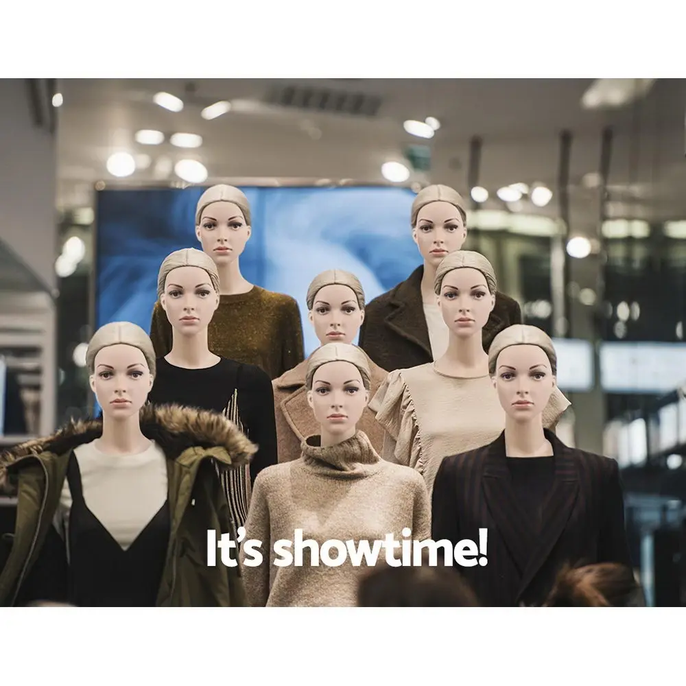 Embellir Female Mannequin Full Body w/Head Dummy Model Display Dressmaking - Commercial