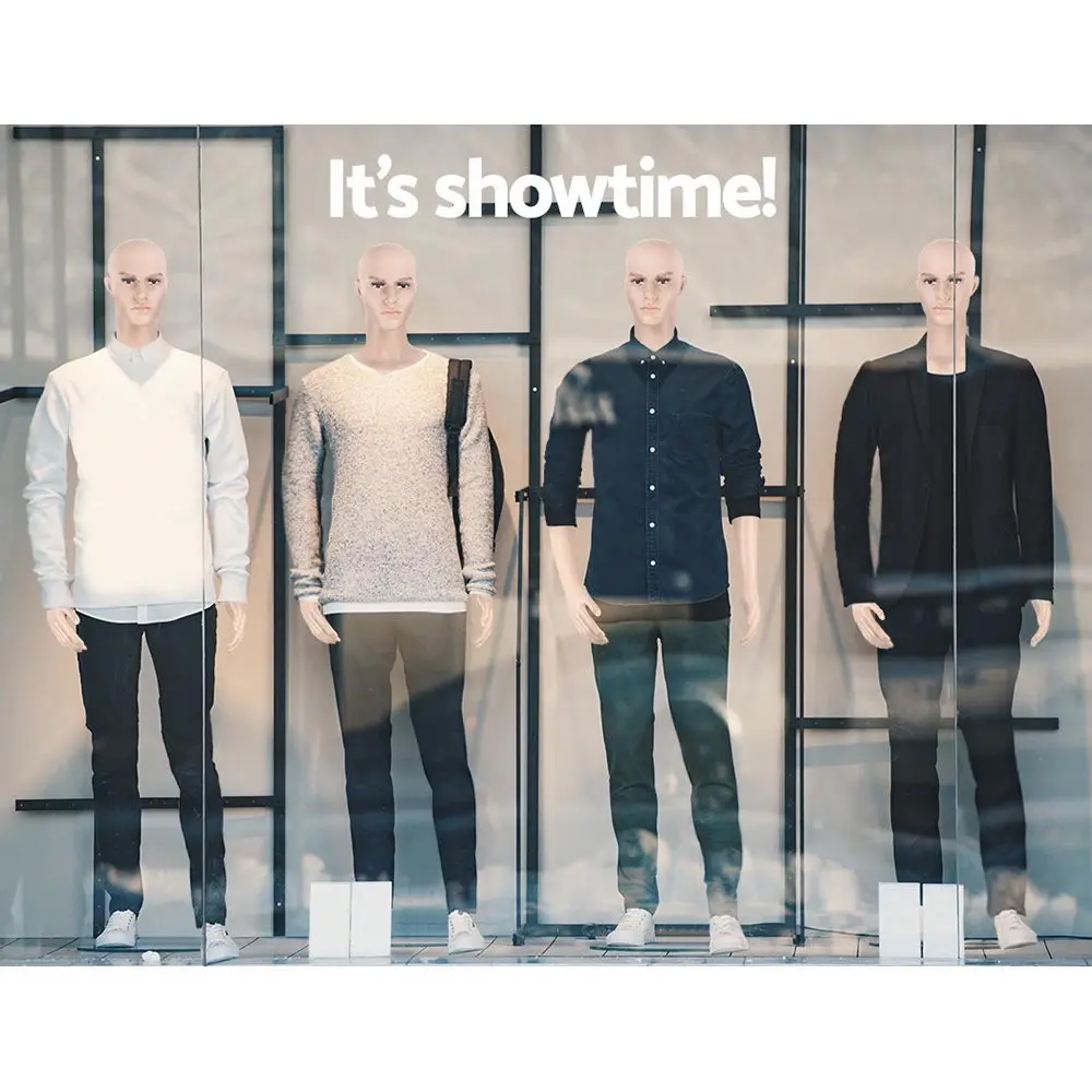 Embellir Male Mannequin Full Body Display Clothes Dummy Model Dressmaking Torso - Commercial
