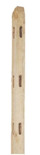 Cedar Splitrail 3 Hole End Post, 6 ft 6 in - SteelLinx