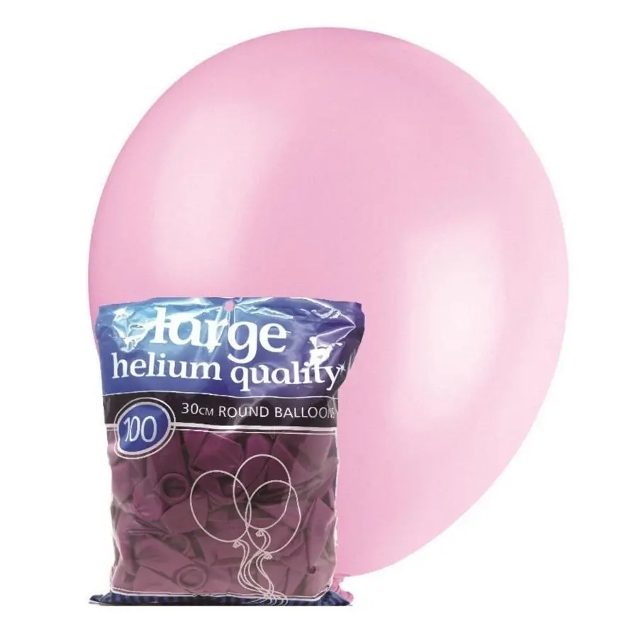 100pk Violet Standard Latex Balloons 30cm - Hobbies