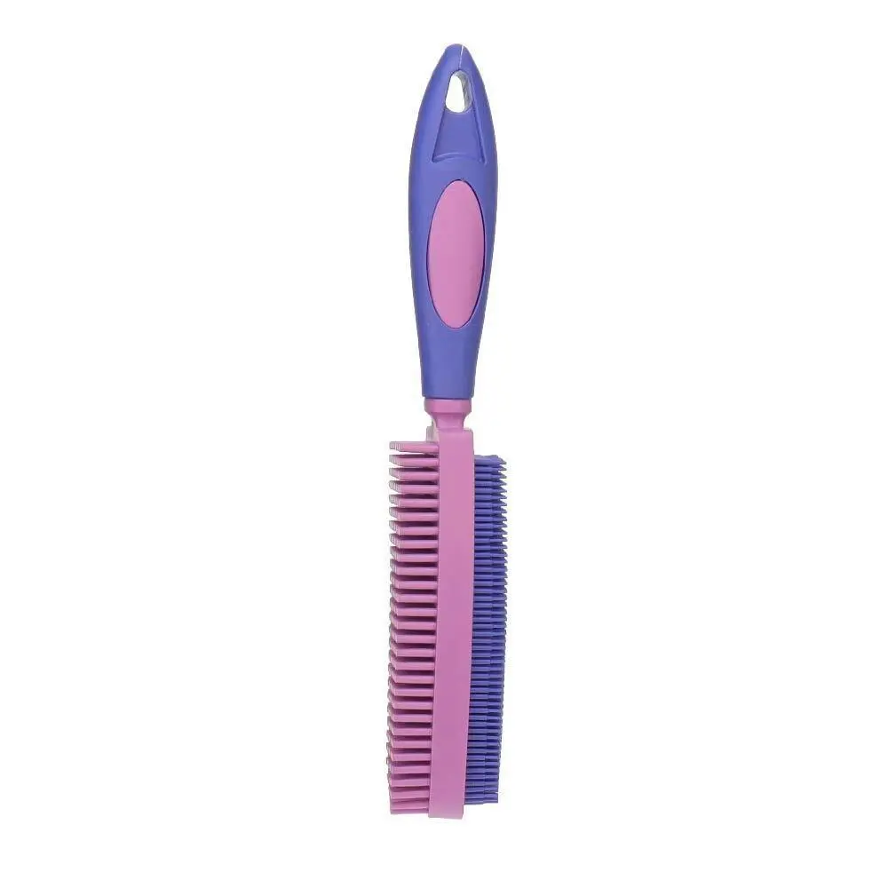 2x White Magic Rubber 27cm Pet/Dog Hair Grooming Brush Duo Dirt/Lint Removing - Pets