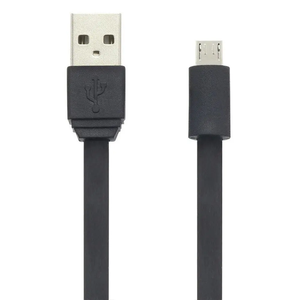 Moki Micro USB SynCharge Cable Data Sync Charging Cord for Samsung/Android Black - Electronics