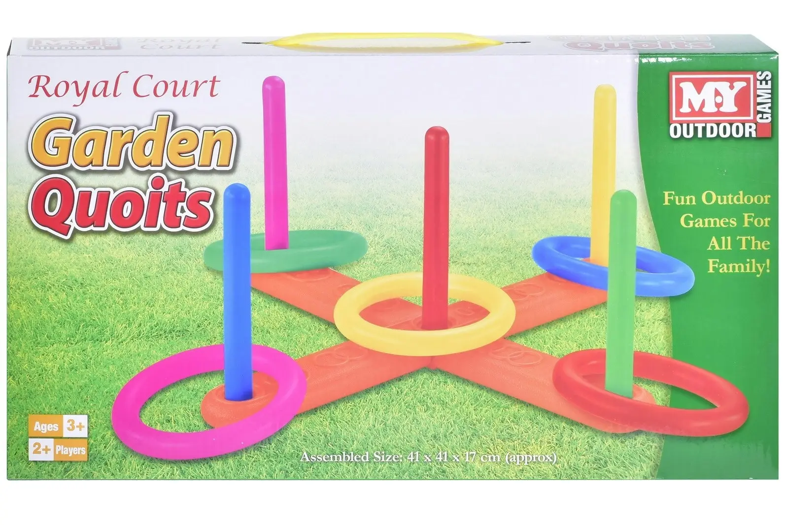 Plastic Garden Quoits Ring Toss - Toys & Games