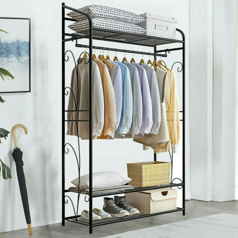 Portable Extra-Large Metal Garment Rack