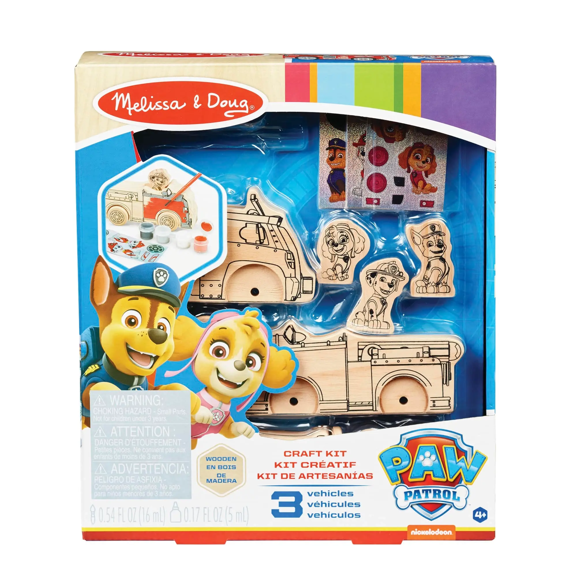 Melissa and Doug - DYO Wooden Vehicle Craft Kit - Paw Patrol