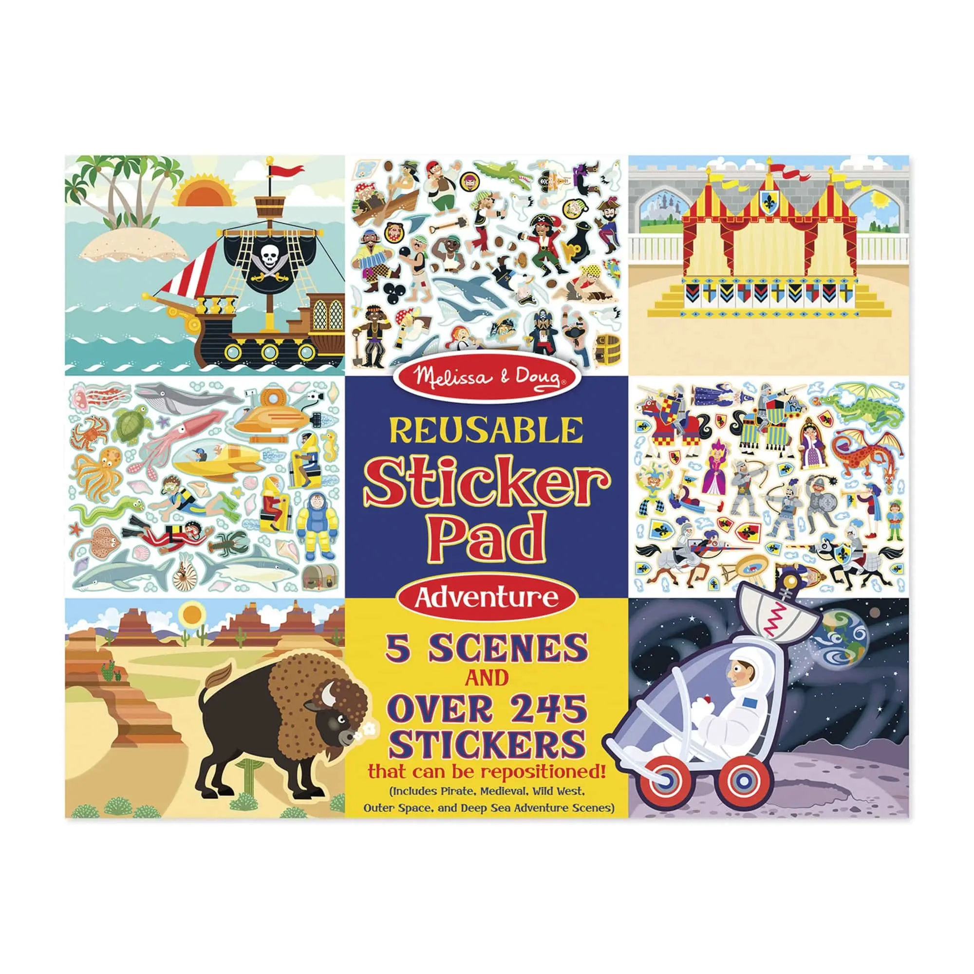 Melissa and Doug - Reusable Sticker Pad - Adventure