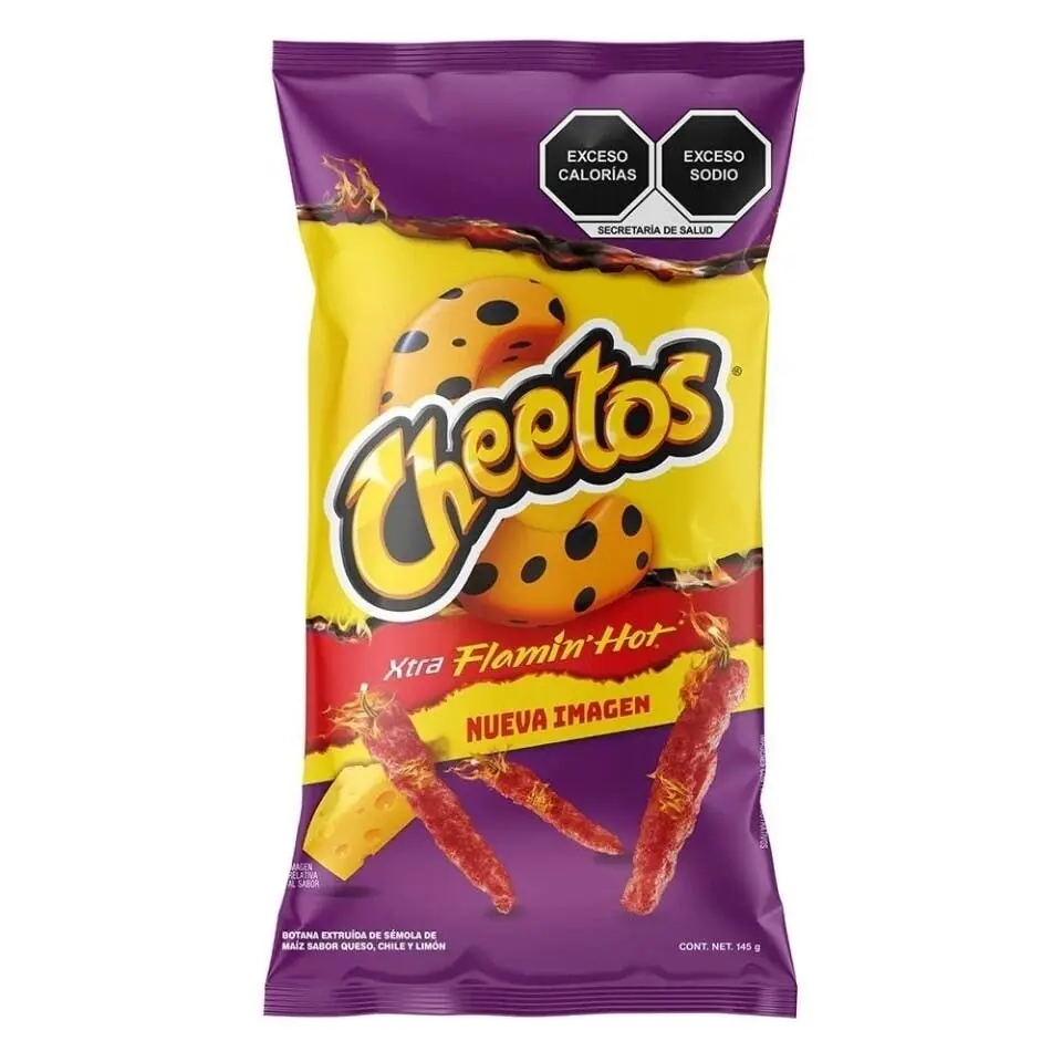 Mex Cheetos Xtra Flamin's Hot 145g - Groceries