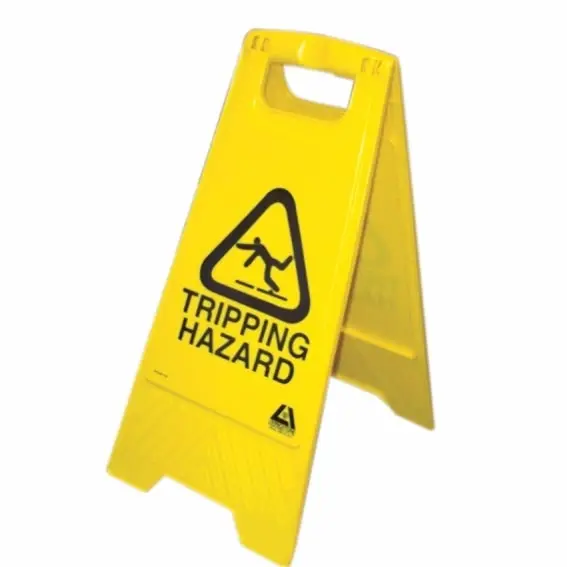 A Frame Sign Tripping Hazard 33(W) x 66(H)cm Polypropylene - Health