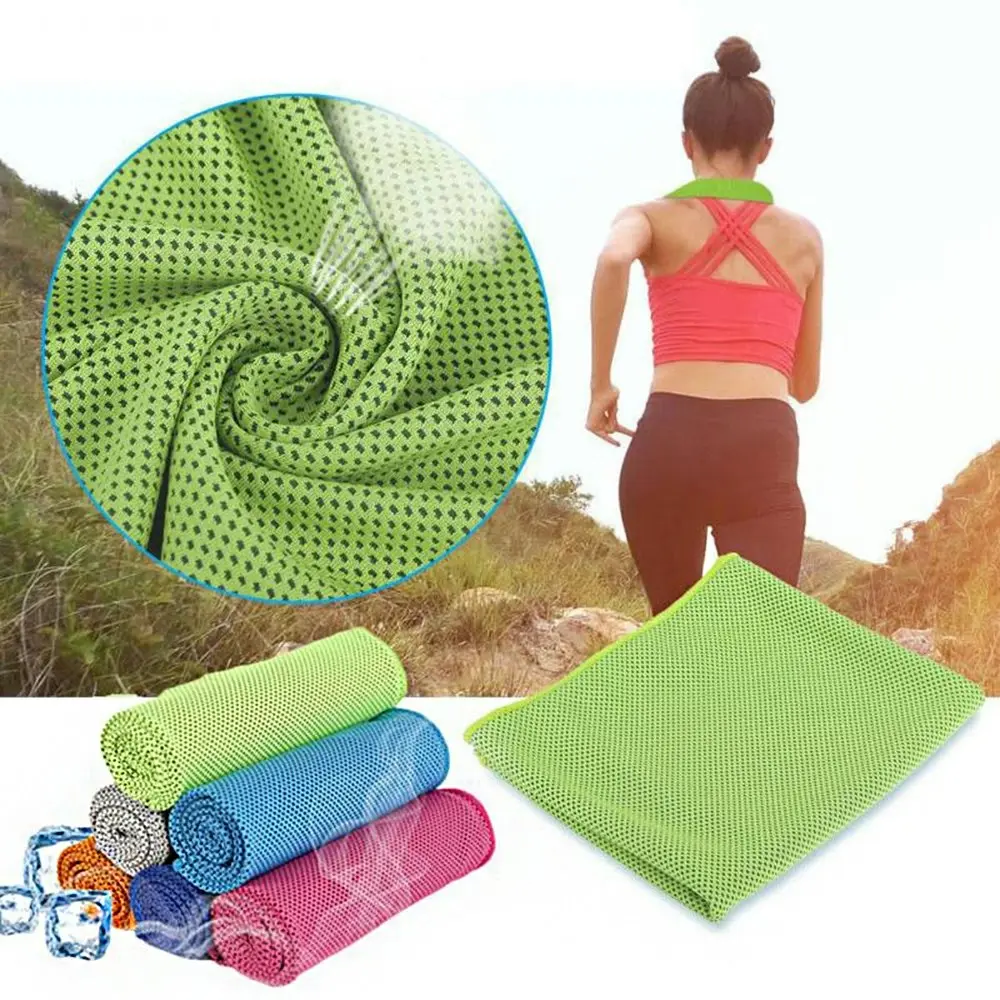 6 Pack Cooling Towel Fitness Towel Soft Breathable Chilly Towel Microfiber Towel - Sports & Outdoor