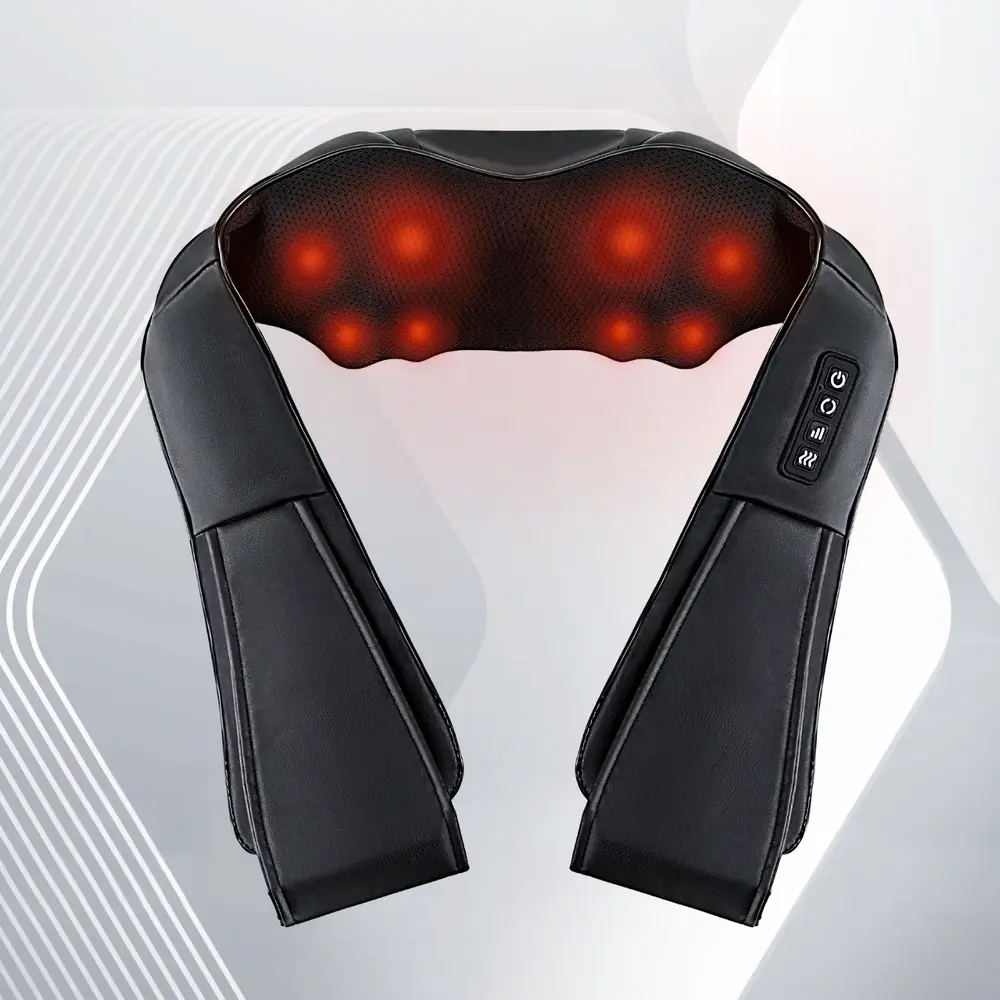Livemor 8 Massage Nodes Neck Massager Heated - Health