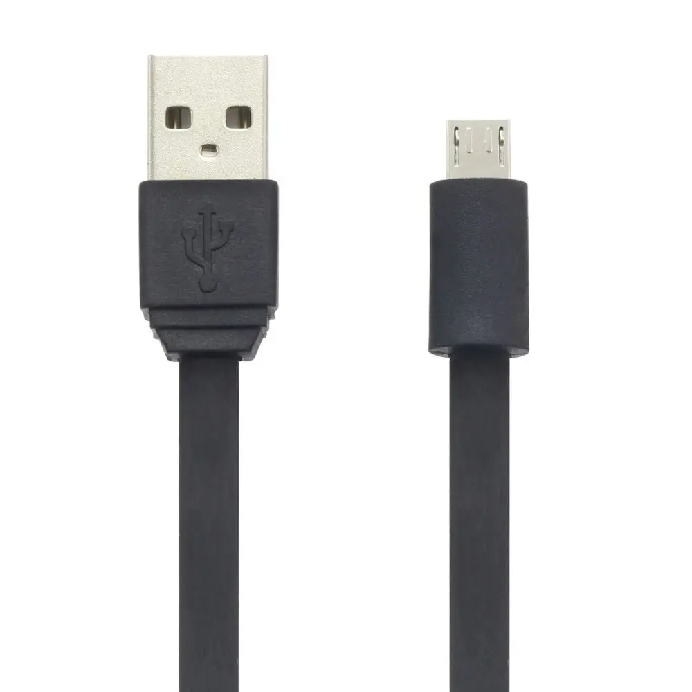 Moki 3m King Size MicroUSB to USB Sync/Charge Flat Cable for Android Phone/PC - Electronics