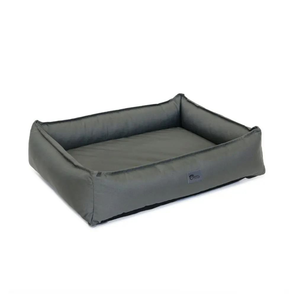 Superior Pet Goods Ripstop Durable Dog Lounger/Bed Jungle Grey Mini 67x44x23cm - Pets