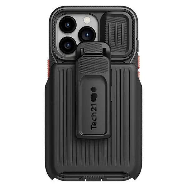 Tech 21 Evo Max Protective Case with Holster (Suits iPhone 13 Pro Max) - Dark Grey