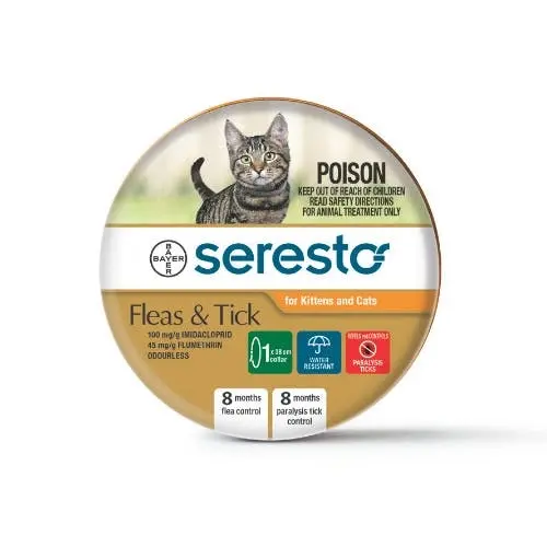 SERESTO flea collar for kittens and cats 1 Piece ORANGE - Pets