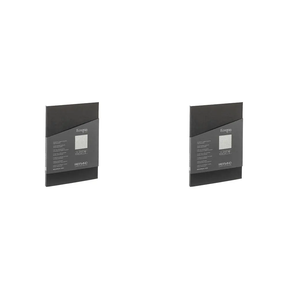 2x Fabriano Ecoqua Plus Dark Blue Lines Glued A4 Notebook Home School Stationary - Office