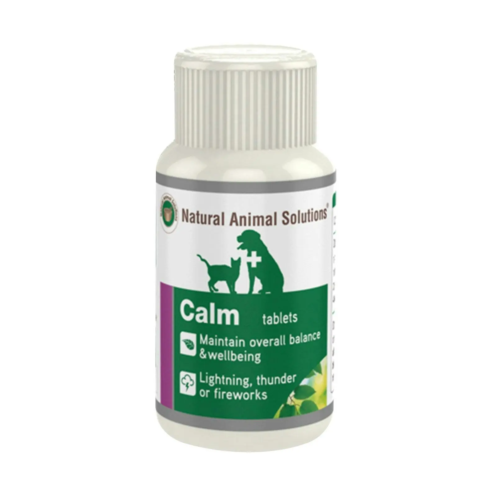 NATURAL ANIMAL SOLUTIONS Calm Tablets For Dogs & Cats 30 Tablets - Pets