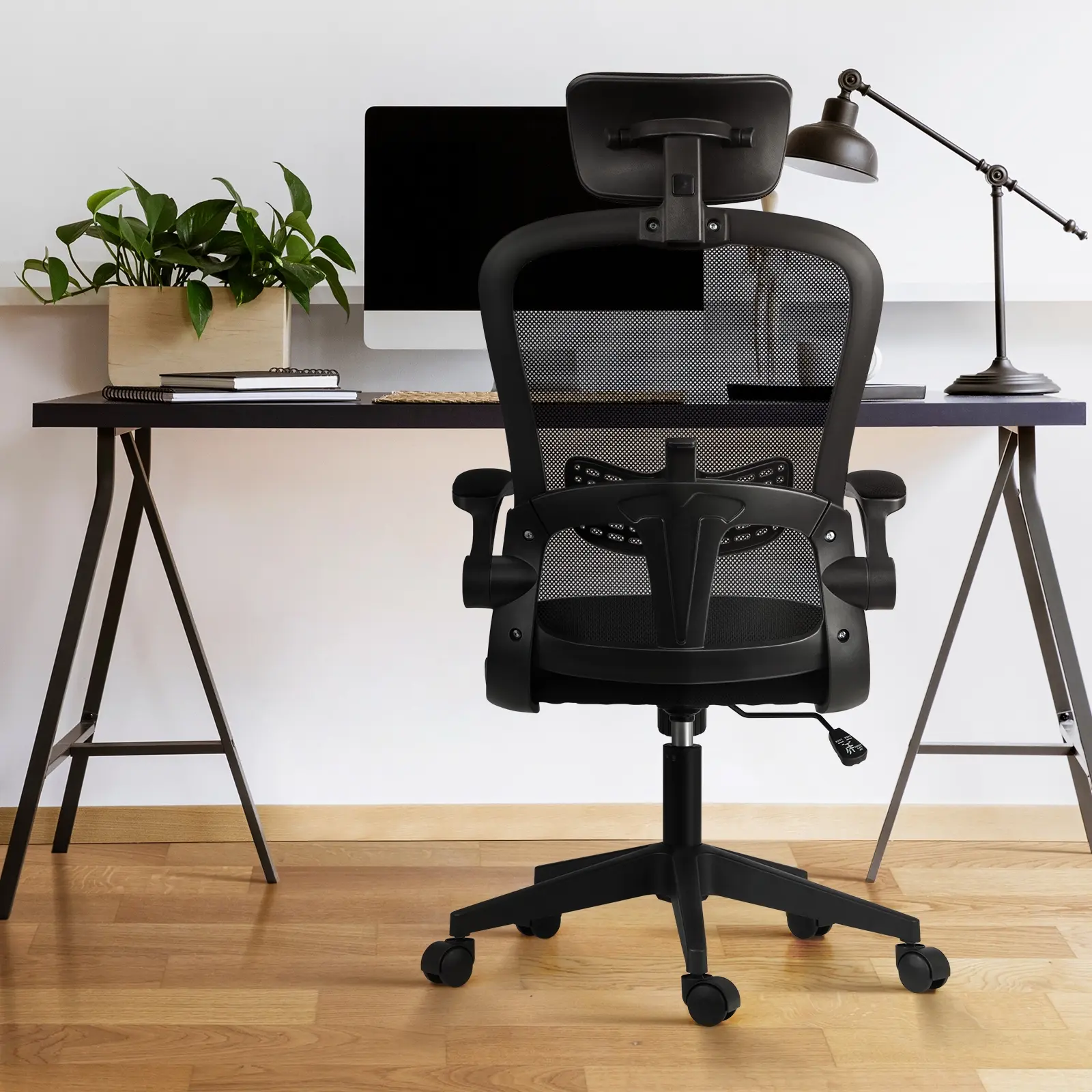 Oikiture Mesh Office Chair Executive Fabric Gaming Seat Racing Computer - Furniture