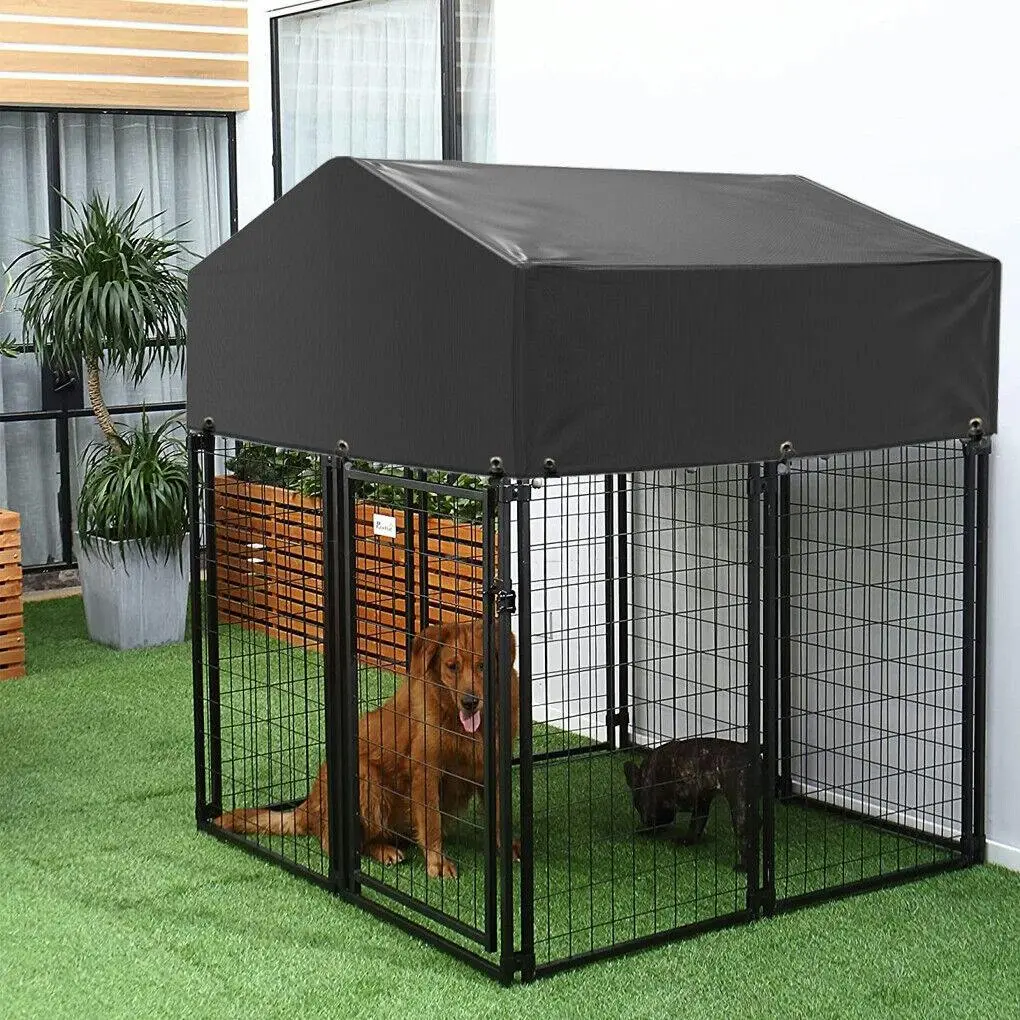 Medium Dog Playpen with Water-Resistant Roof and Lock