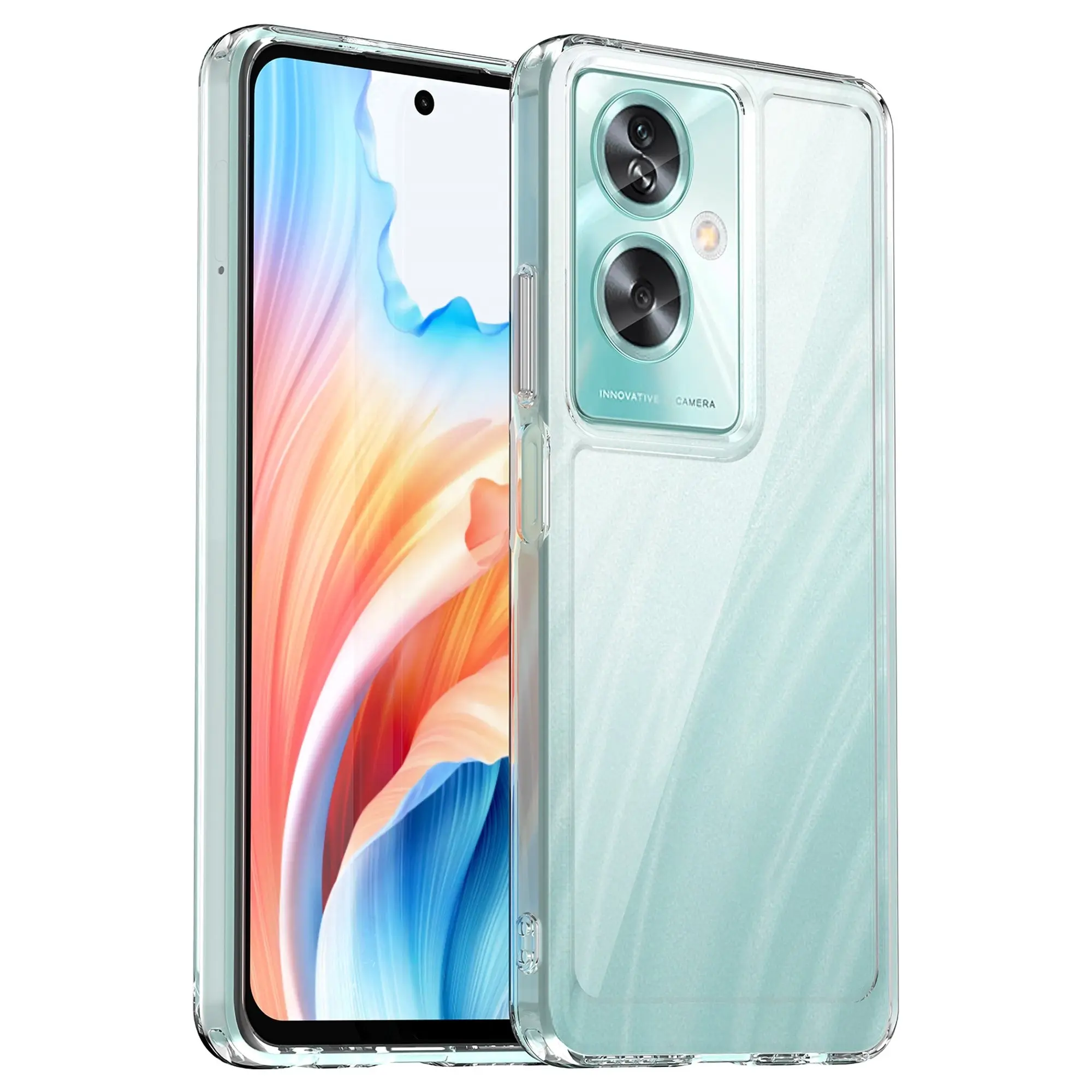 MEZON OPPO A79 5G Ultra Slim Crystal Clear Premium TPU Gel Back Case - Shock Absorption, Wireless Charging Compatible