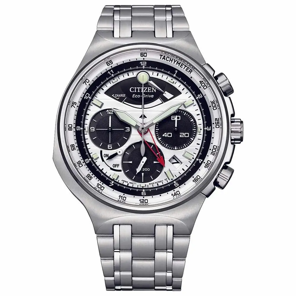 Citizen Eco-Drive Caliber 2100 Silver-Tone Dial Men's Watch (AV0090-50A)