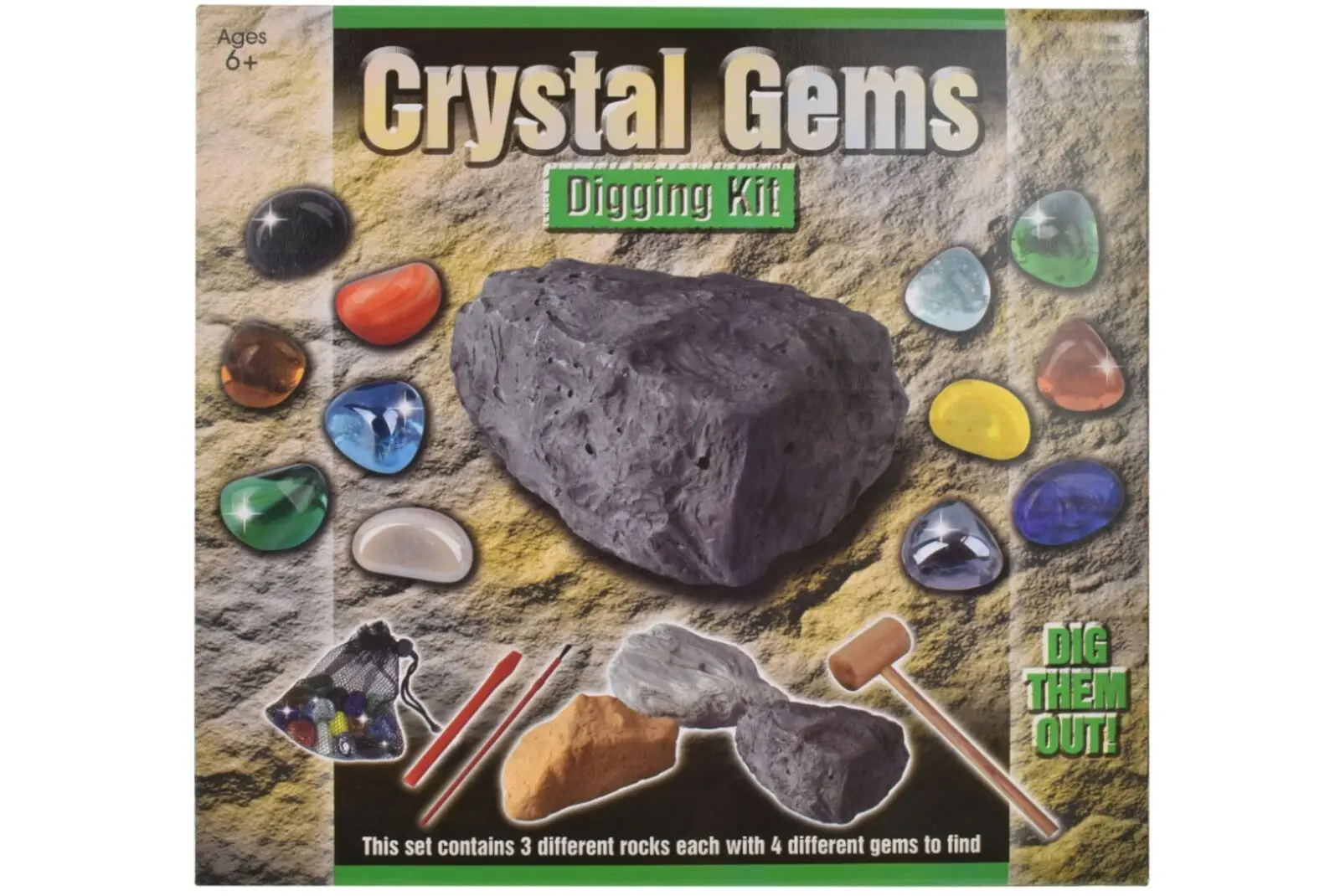 Crystal Gems Digging Kit - Toys & Games
