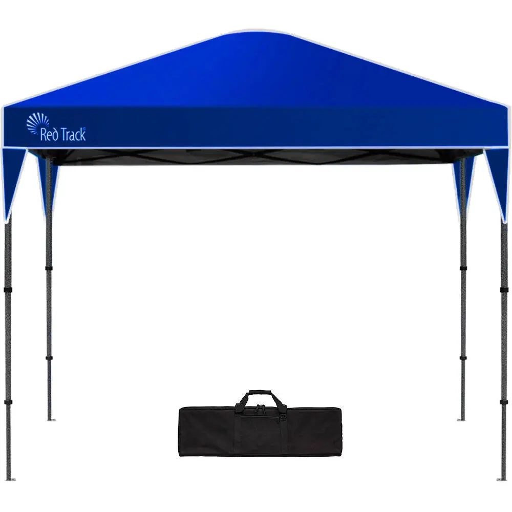 RED TRACK 3.6x2.2m Ultra Compact Folding Gazebo, Carry bag, Portable Outdoor Popup Marquee for Camping Beach, Navy Blue - Home & Garden
