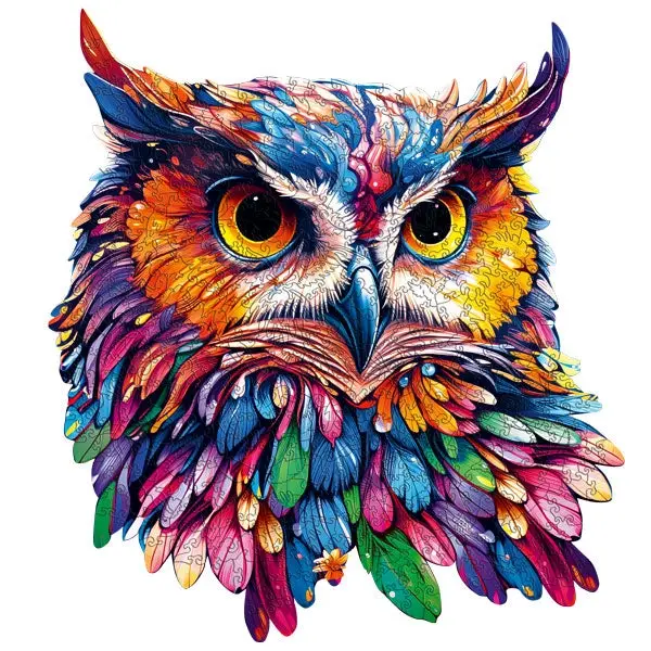 200pc Owl Wooden Jigsaw Puzzle - Toys & Games