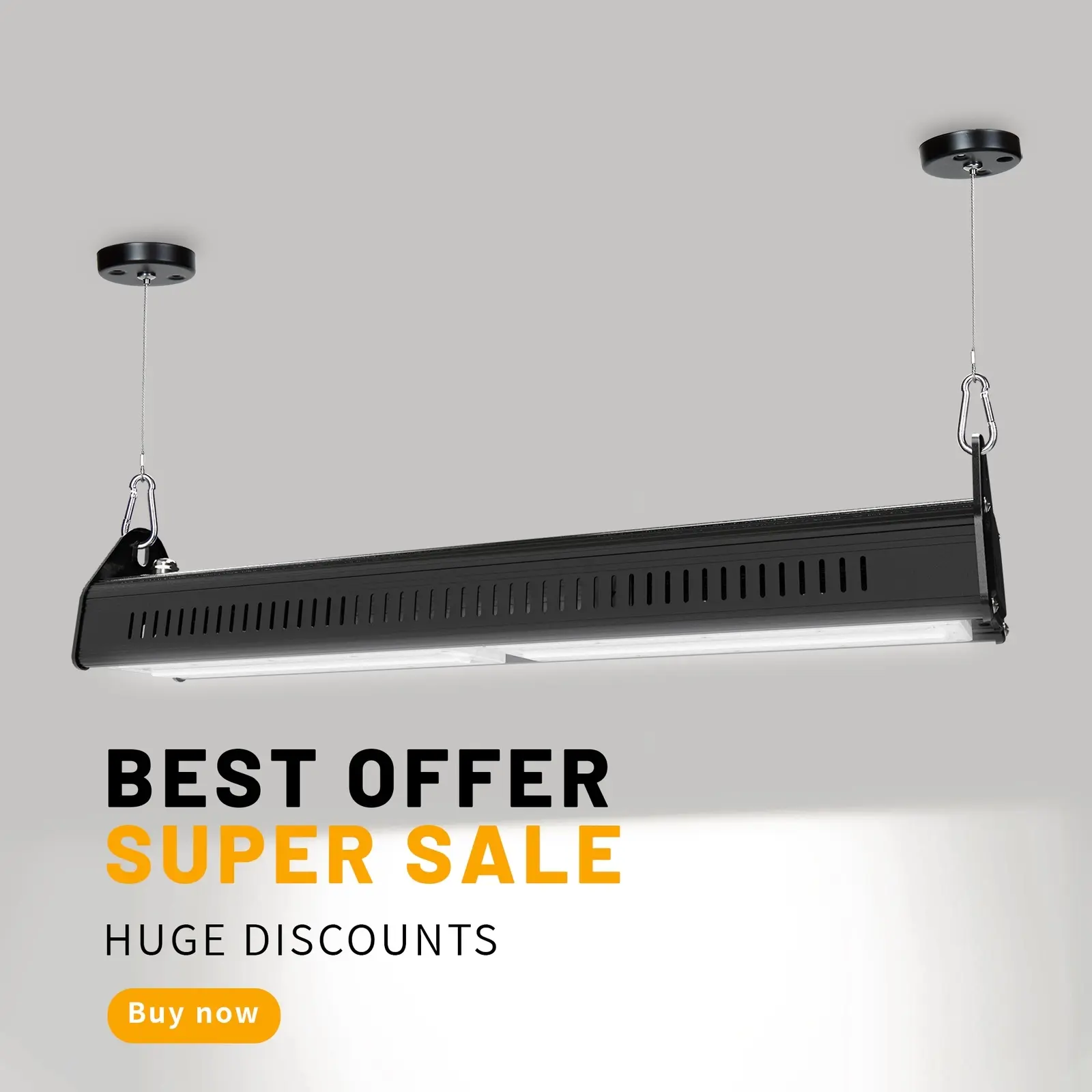 Outway 4x LED Linear High Bay Lights 150W Waterproof for Warehouse Garage Gym - Home & Garden