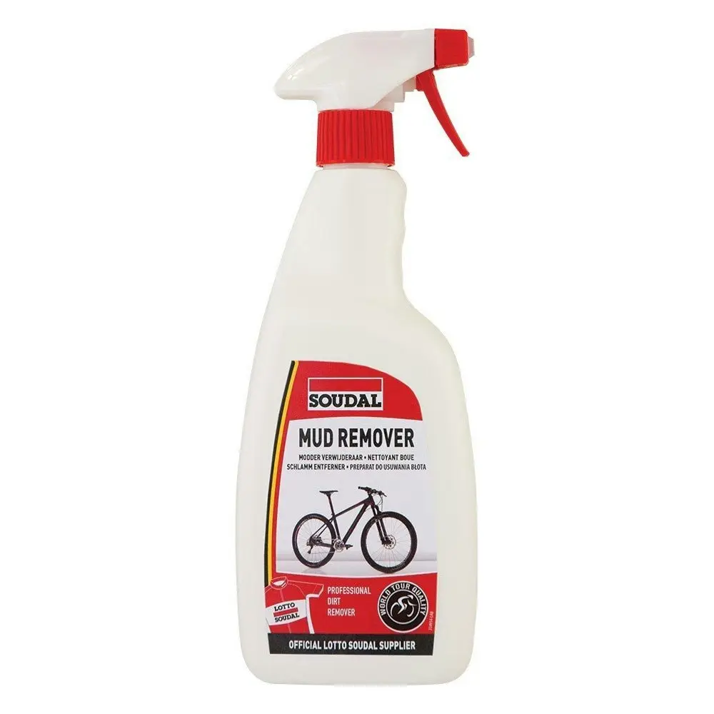 Soudal Bike/Bicycle Tyre/Saddle Mud/Dirt Remover Cleaning Spray Bottle 1L - Sports & Outdoor