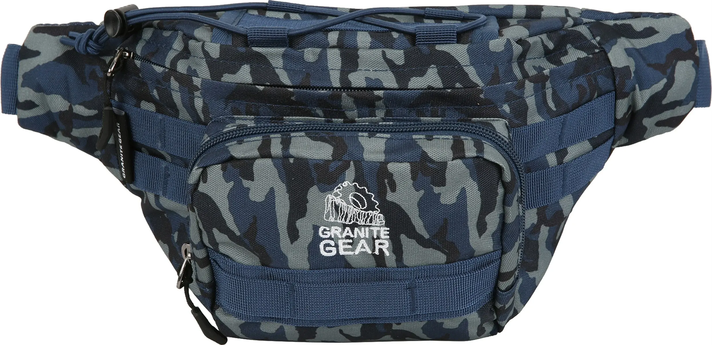 Granite Gear Waterproof Funny Bag Travel Bum Bag Camping Hiking Cross Shoulder Bag G7557 Camouflage Blue - Fashion