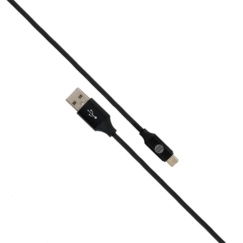 Our Pure Planet 1M USB-A to Micro-USB Data Transfer Cable - Black